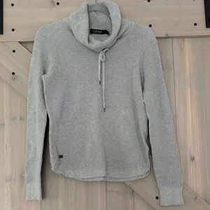 Ralph Lauren Light Gray Cowl Sweater